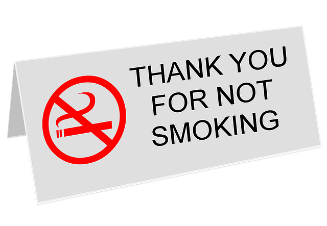 No smoking board